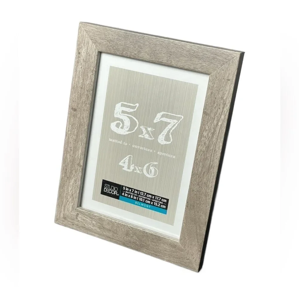 Studio Decor Gray Belmont Free Standing Picture Frame